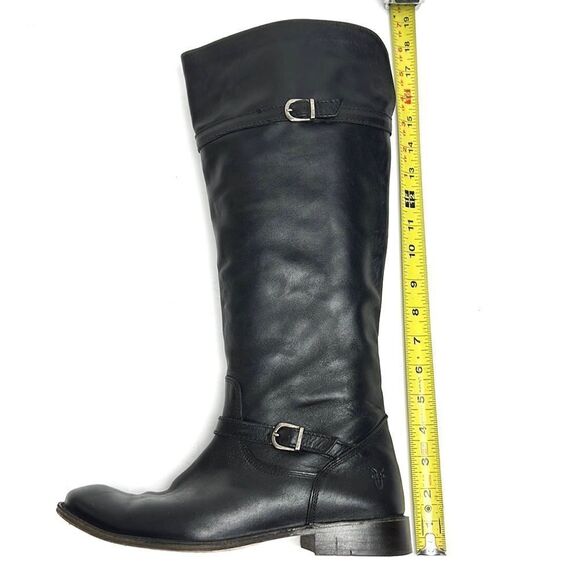 FRYE Shirley 77745 Riding Equestrian
Tall Black Leather Size 8 - Picture 14 of 16